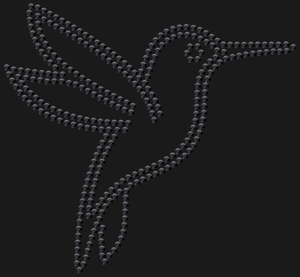 Трафарет Hummingbird — RHT_HUMMINGBIRD1_SS16_JET_BLACK