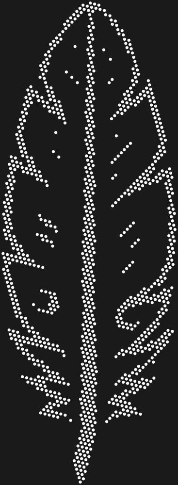 Трафарет Pen — RHT_FEATHER1_SS10_CRYSTAL_CLEAR