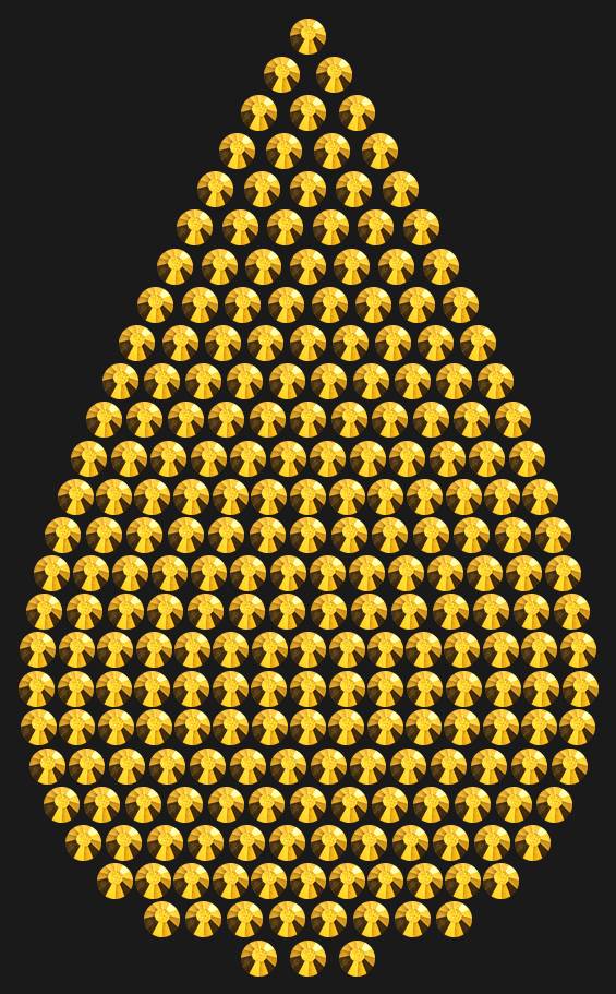 Трафарет A big drop — RHT_DROP3_SS10_GOLD