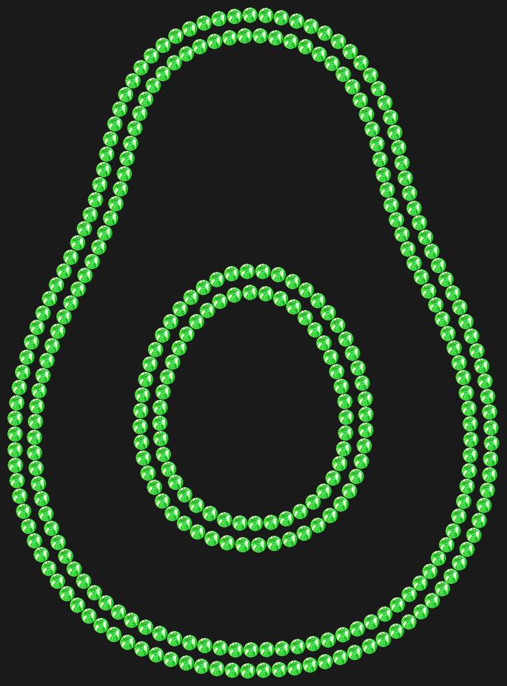 Трафарет Avocado — RHT_AVOCADO1_SS16_LT_PERIDOT