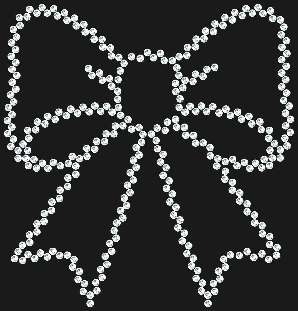 Трафарет Bow — RHT_BOW1_SS10_CRYSTAL_CLEAR