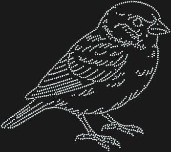 «Воробей», сотканный из 1040 сверкающих страз, перенесёт вас в мир весеннего щебета и беззаботного счастья, где каждый блик – это новая нота радости.