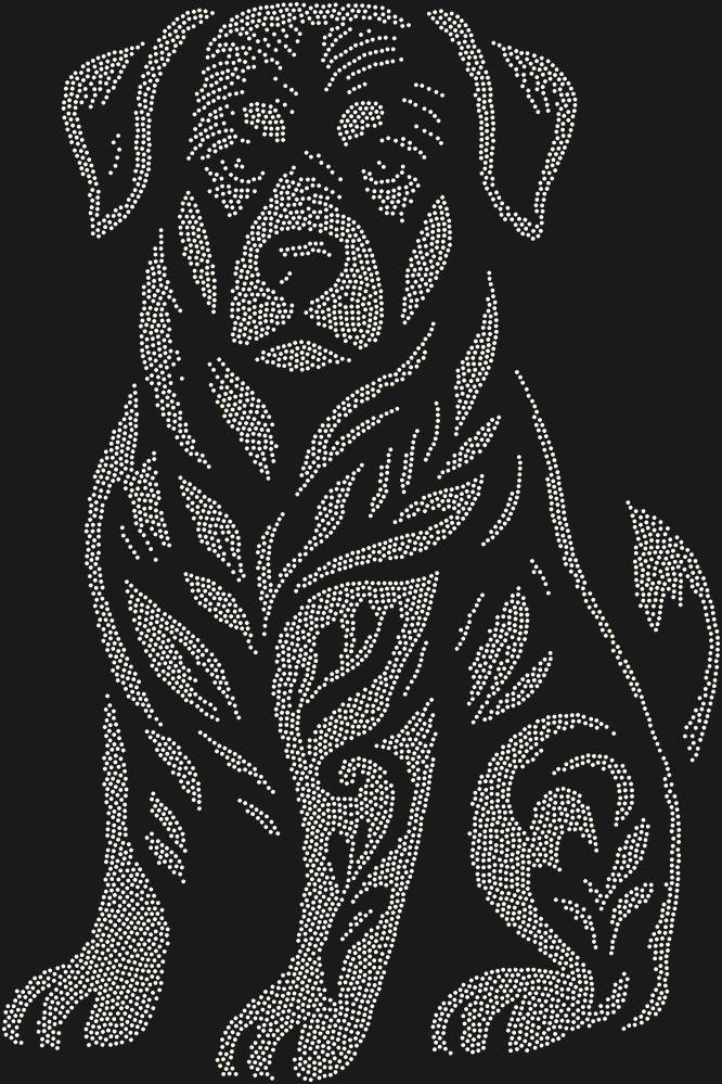 Трафарет Ротвейлер — RHT_ROTTWEILER1_SS20_CRYSTAL_AB