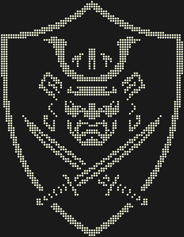 Трафарет Samurai shield — RHT_SAMURAI1_SS12_CRYSTAL_AB