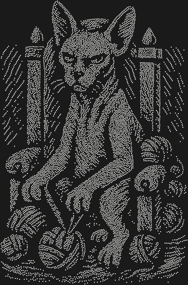 Трафарет Кот император — RHT_CATEMPEROR1_SS8_CRYSTAL_AB