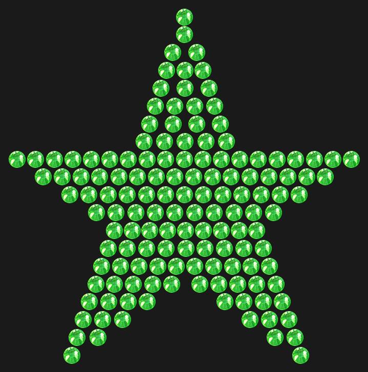 Трафарет Mini Star Classic — RHT_STAR3_SS10_LT_PERIDOT