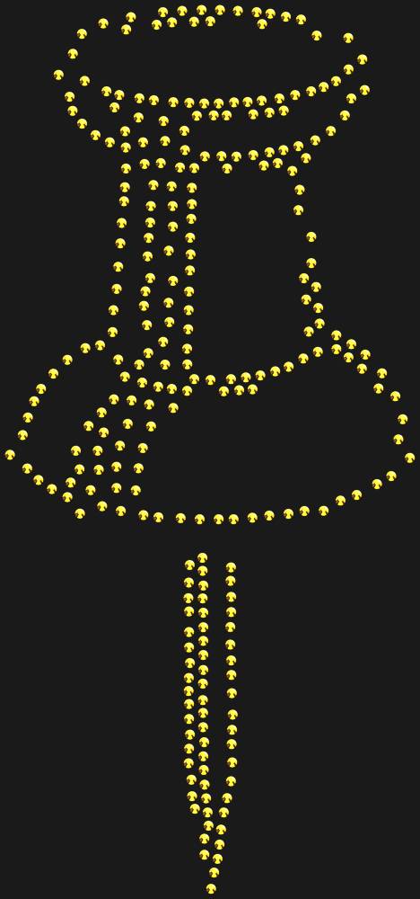 Трафарет Pushpin — RHT_PIN1_SS16_GOLD