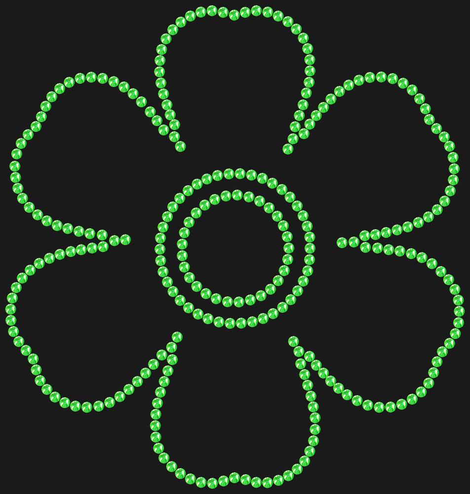 Трафарет Forget-me-not — RHT_FLOWER3_SS16_LT_PERIDOT