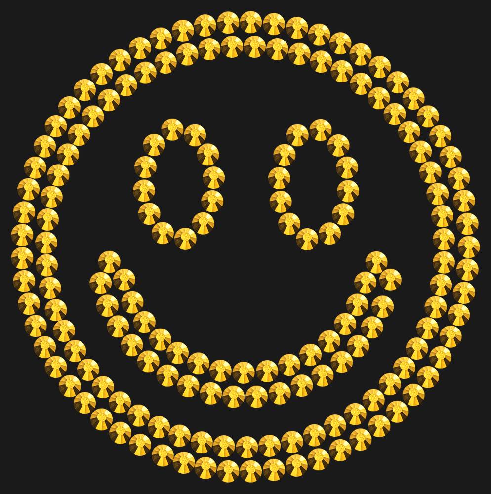 Трафарет Smiley — RHT_SMILE1_SS16_GOLD