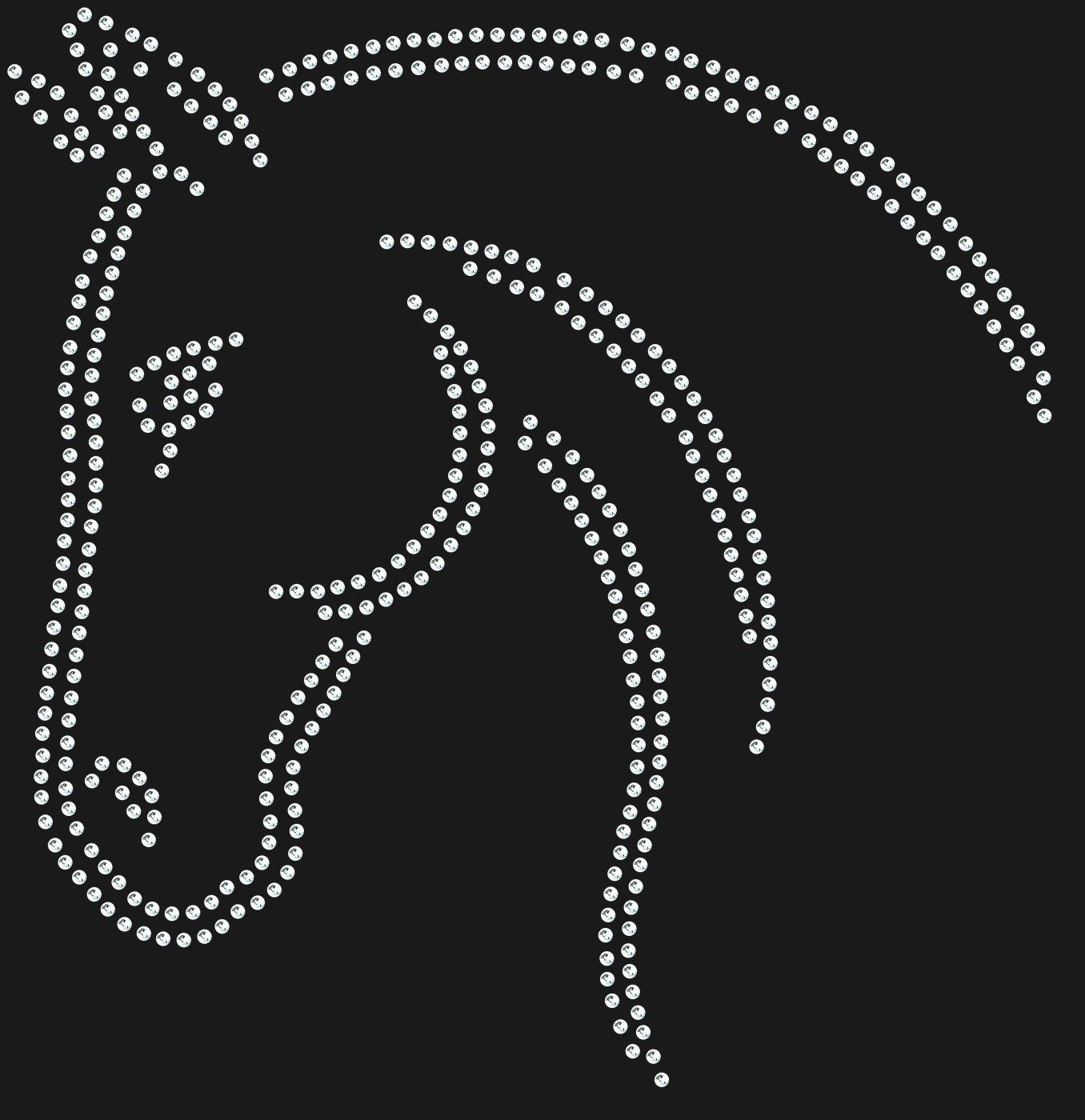 Трафарет Лошадь — HORSE7