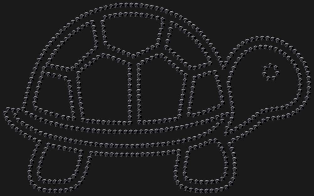 Трафарет Turtle — RHT_TURTTLE1_SS10_JET_BLACK