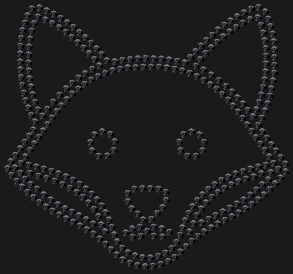 Трафарет Fox — RHT_FOX1_SS10_JET_BLACK