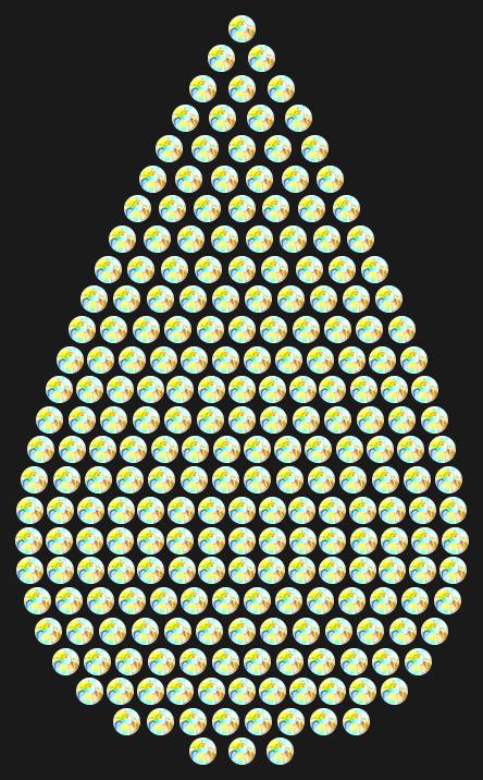 Трафарет A big drop — RHT_DROP3_SS6_CRYSTAL_AB