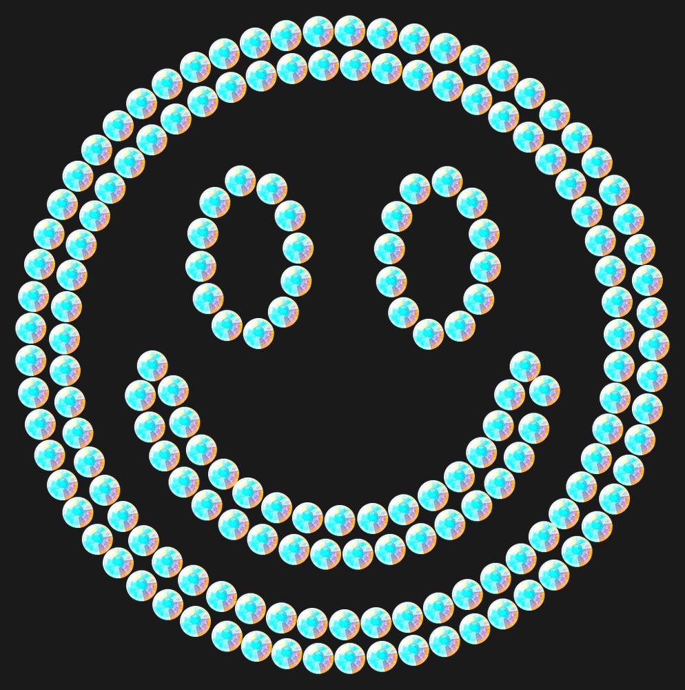Трафарет Smiley — RHT_SMILE1_SS16_CRYSTAL_AB_DMC