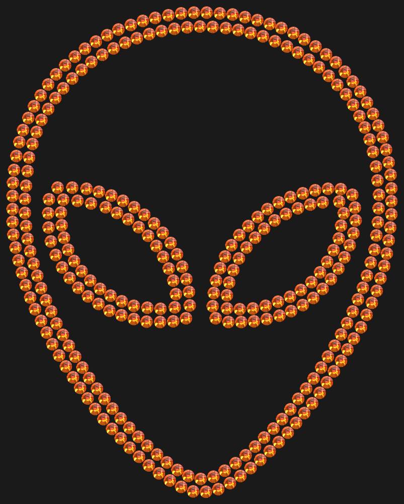 Трафарет Alien — RHT_UFO1_SS10_RED_VOLCANO