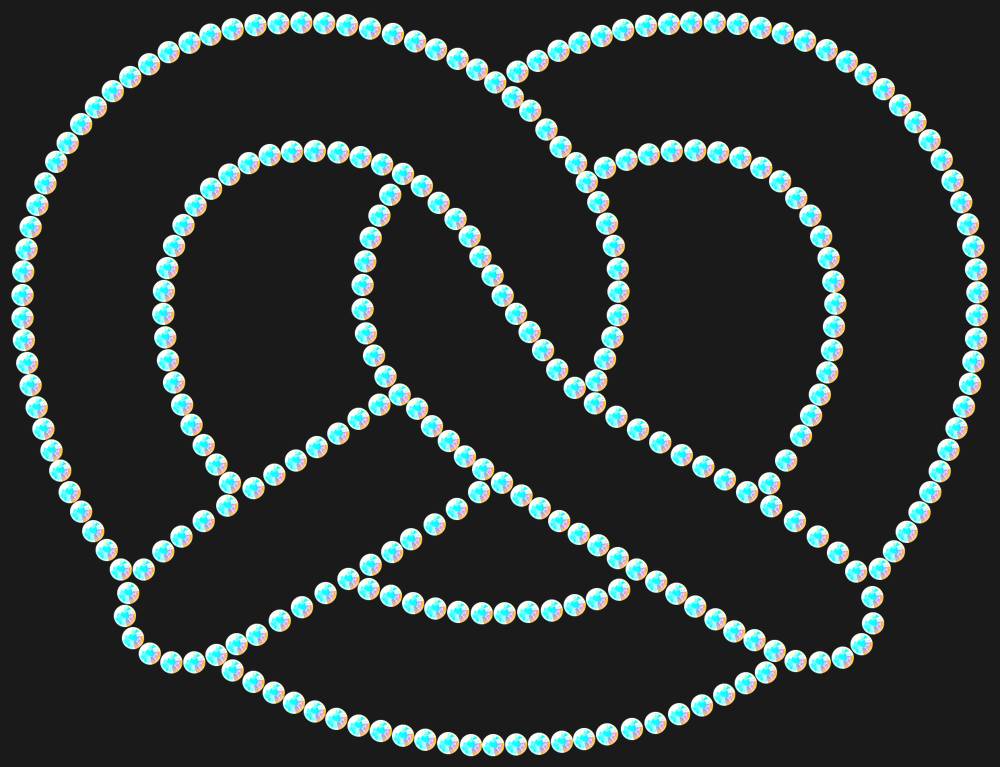 Трафарет Pretzel — RHT_PRETZEL1_SS10_CRYSTAL_AB_DMC