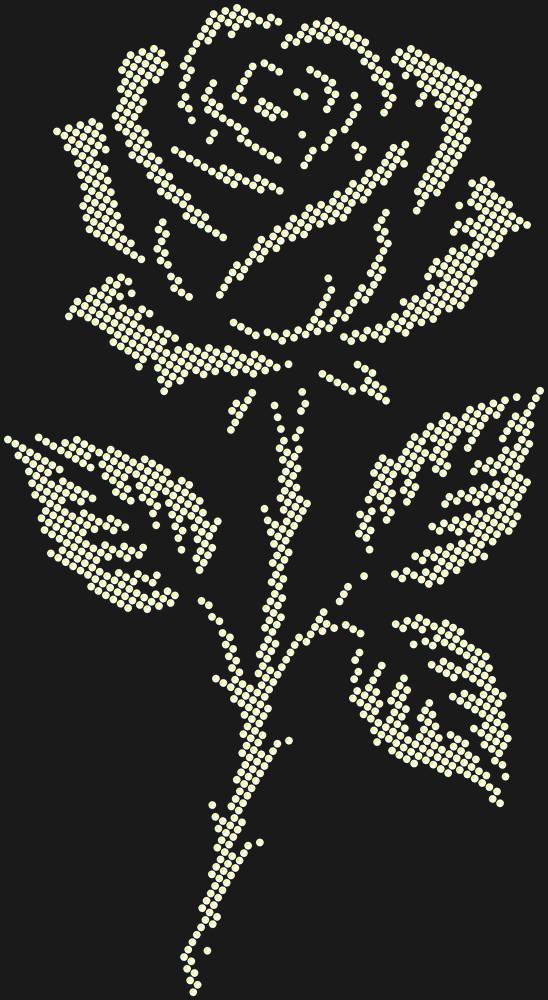 Трафарет Gothic Rose — RHT_ROSE2_SS20_CRYSTAL_AB