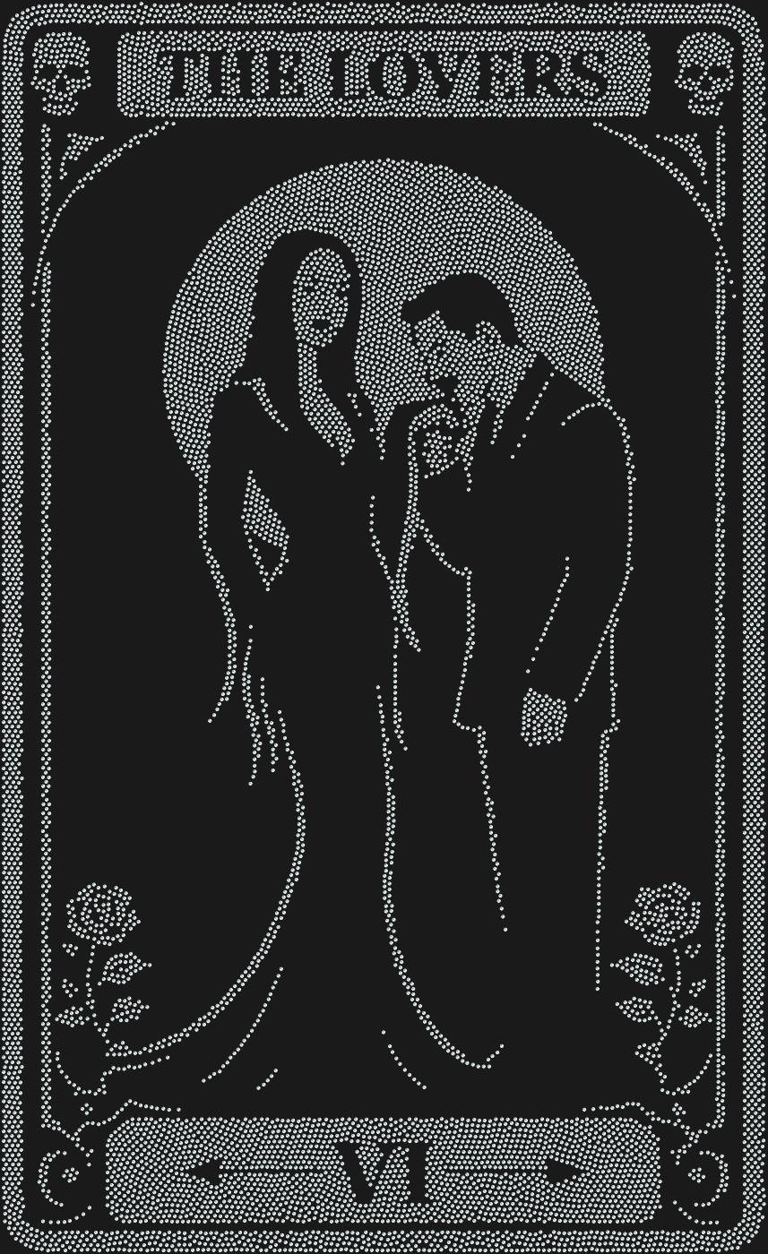 Трафарет Любовники — LOVERS1