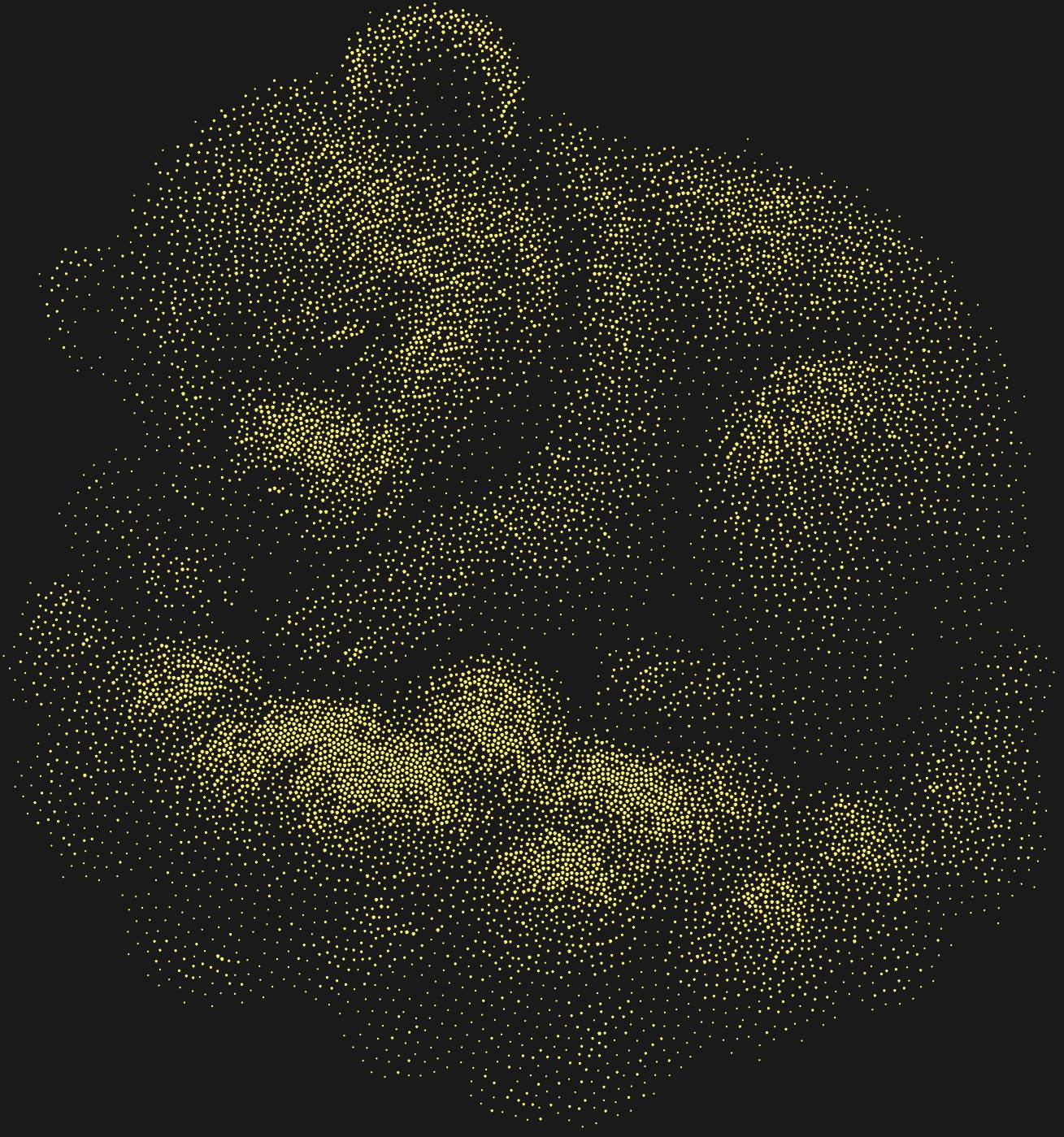 Трафарет Медвежонок на облаке — BEARCLOUD1