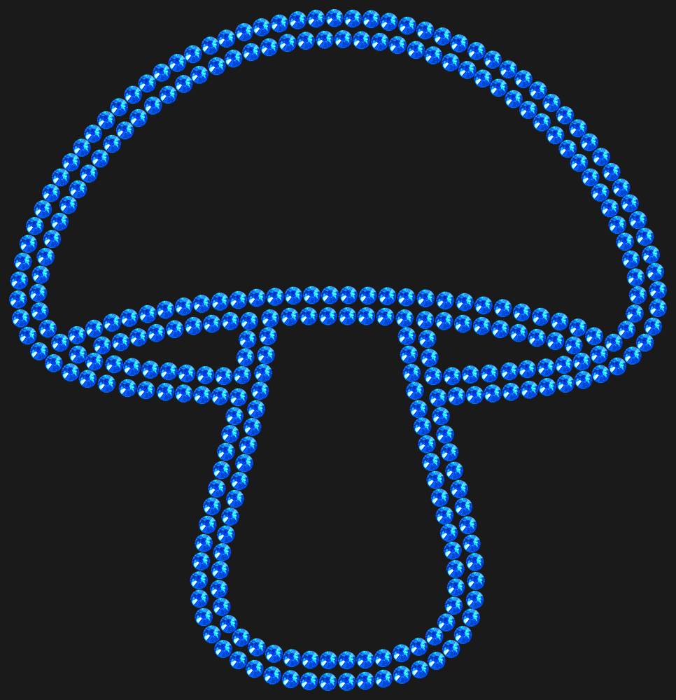 Трафарет Mushroom — RHT_MUSHROOM1_SS10_SAPPHIRE
