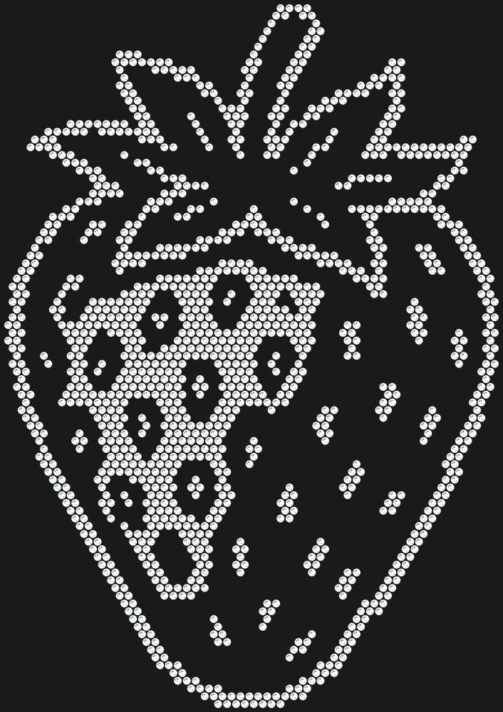 Трафарет Strawberry — RHT_STRAWBERRY1_SS6_CRYSTAL_CLEAR