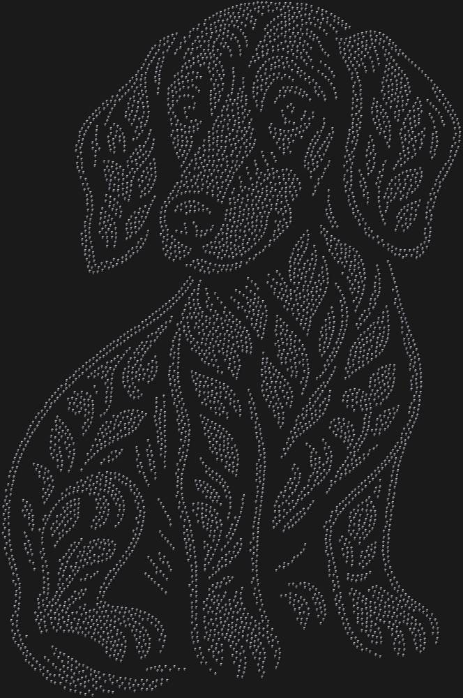 Трафарет Щенок таксы — RHT_DACHSHUNDPUPPY1_SS10_JET_BLACK
