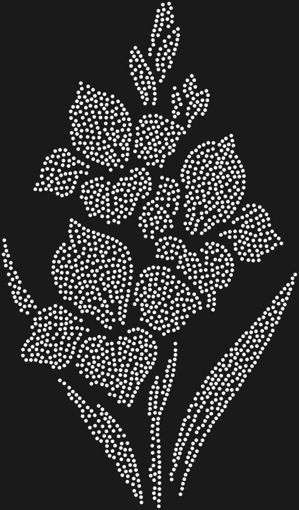 Трафарет Gladioli — RHT_GLADIOLUS1_SS12_CRYSTAL_CLEAR