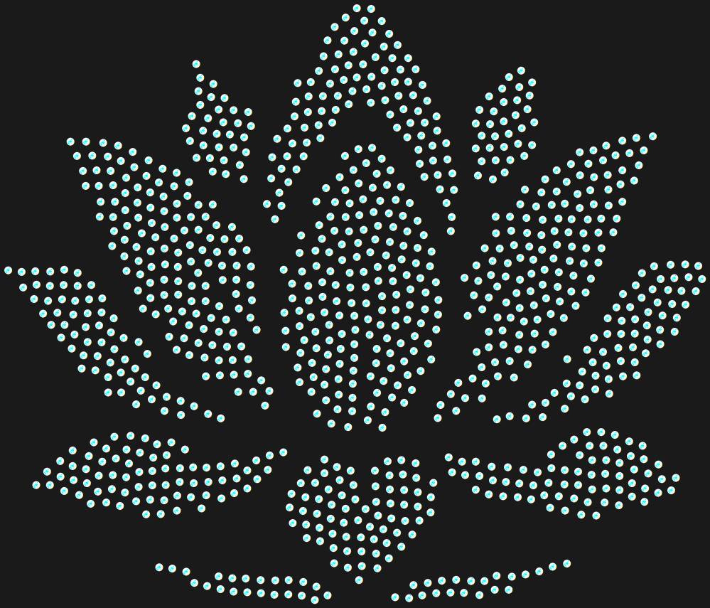 Трафарет Lotus — RHT_LOTUS2_SS6_CRYSTAL_AB_DMC