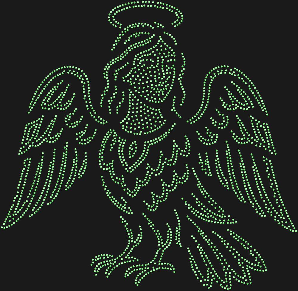 Трафарет Sirin (bird) — RHT_SIRIN1_SS16_LT_PERIDOT