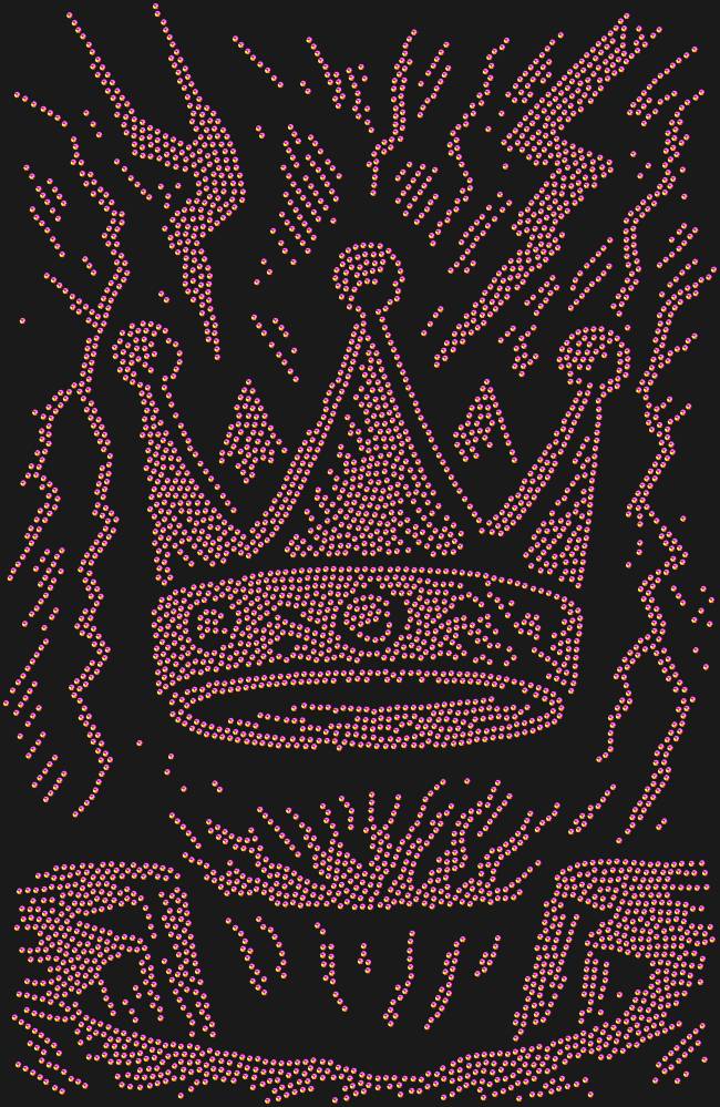 Трафарет Crown — RHT_CROWNABYSS1_SS6_RAINBOW