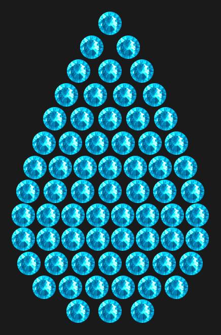 Трафарет Mini drop — RHT_DROP1_SS16_AQUAMARINE