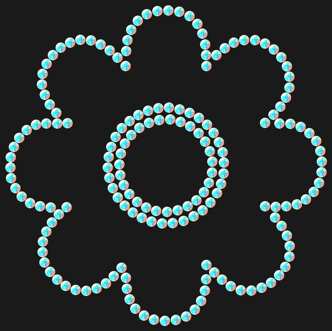 Трафарет Цветок — FLOWER1