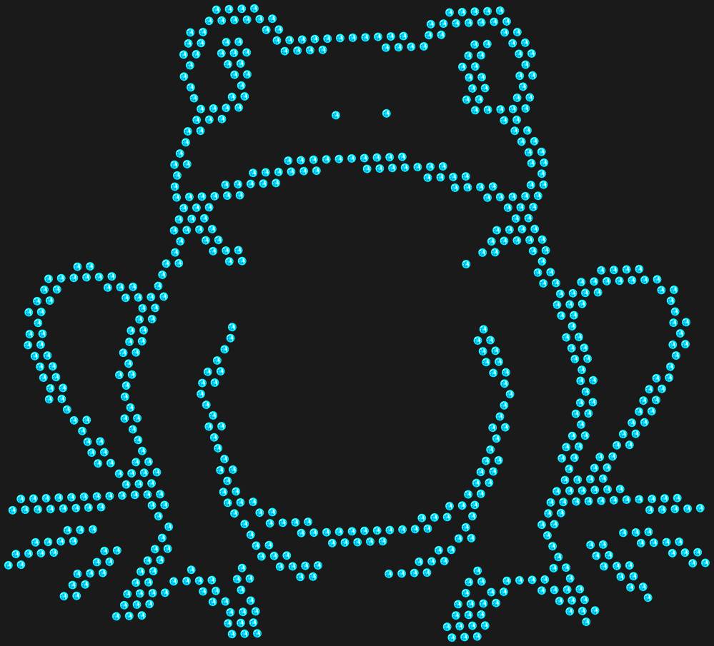 Трафарет Frog — RHT_FROG1_SS16_AQUAMARINE