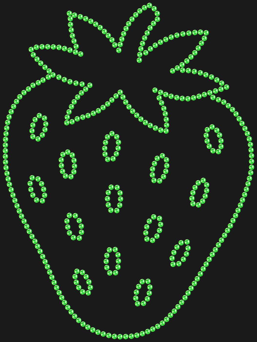 Трафарет Strawberry — STRAWBERRY2