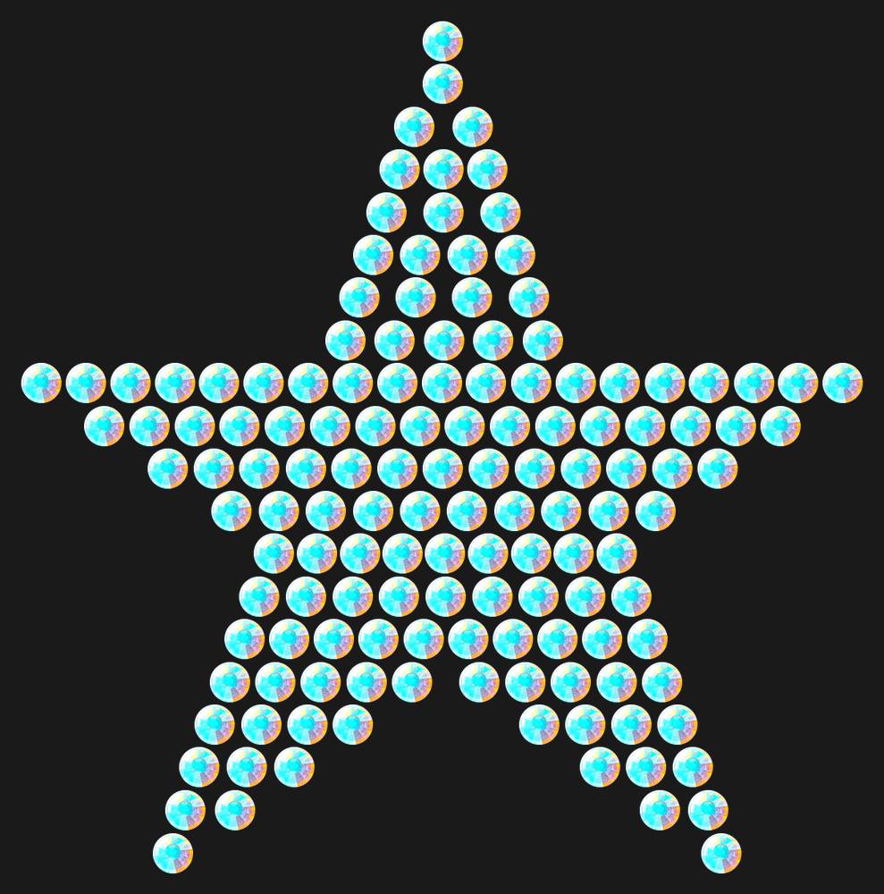 Трафарет Mini Star Classic — RHT_STAR3_SS20_CRYSTAL_AB_DMC