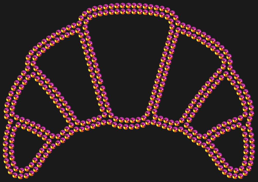 Трафарет Сroissant — RHT_CROISSANT1_SS10_RAINBOW