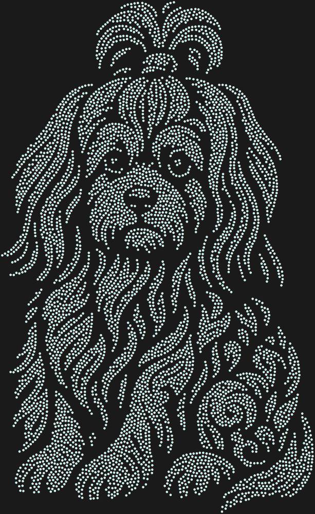 Трафарет Ши-тцу — RHT_SHIHTZU1_SS12_CRYSTAL_AB_DMC
