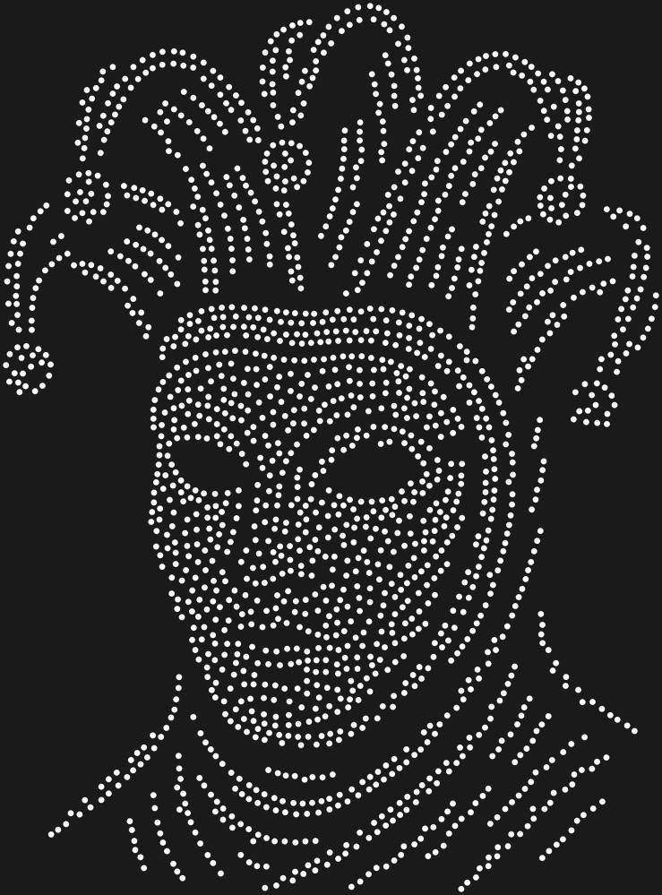 Трафарет Venetian Carnival mask — RHT_VENETIANCARNIVAL1_SS12_CRYSTAL_CLEAR