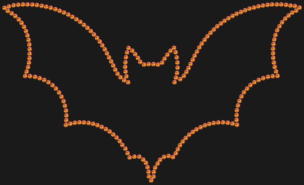 Трафарет Bat — RHT_BAT1_SS10_RED_VOLCANO