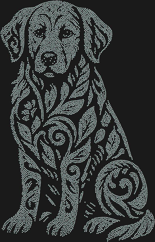 Трафарет Labrador Retriever — RHT_LABRADOR1_SS6_CRYSTAL_AB_DMC