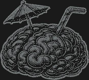 Трафарет из страз «Коктейль», сияющий 4554 искорками, подарит вашему образу чарующую искру праздника и легкое прикосновение волшебства.