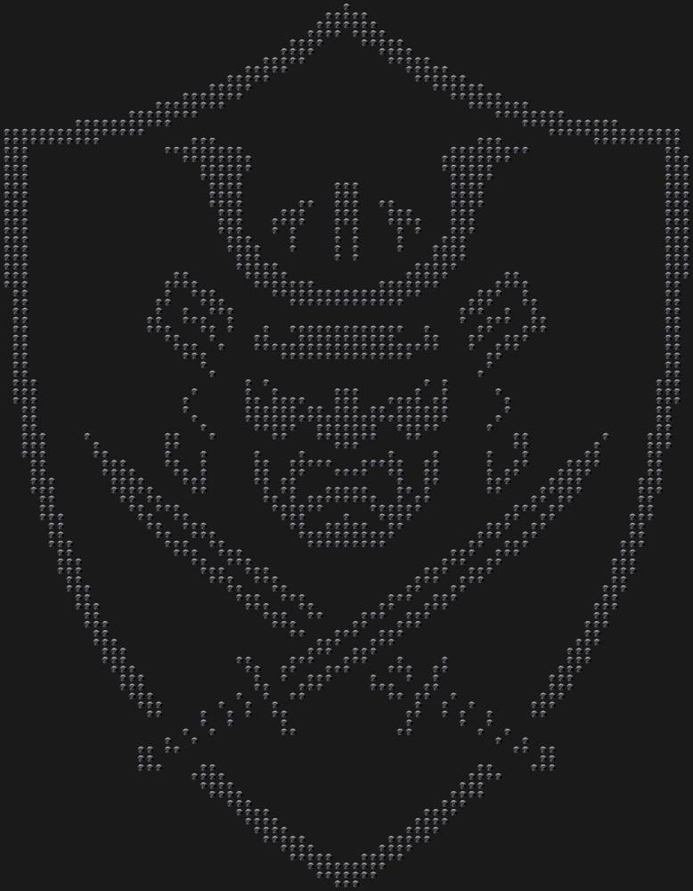 Трафарет Samurai shield — RHT_SAMURAI1_SS10_JET_BLACK