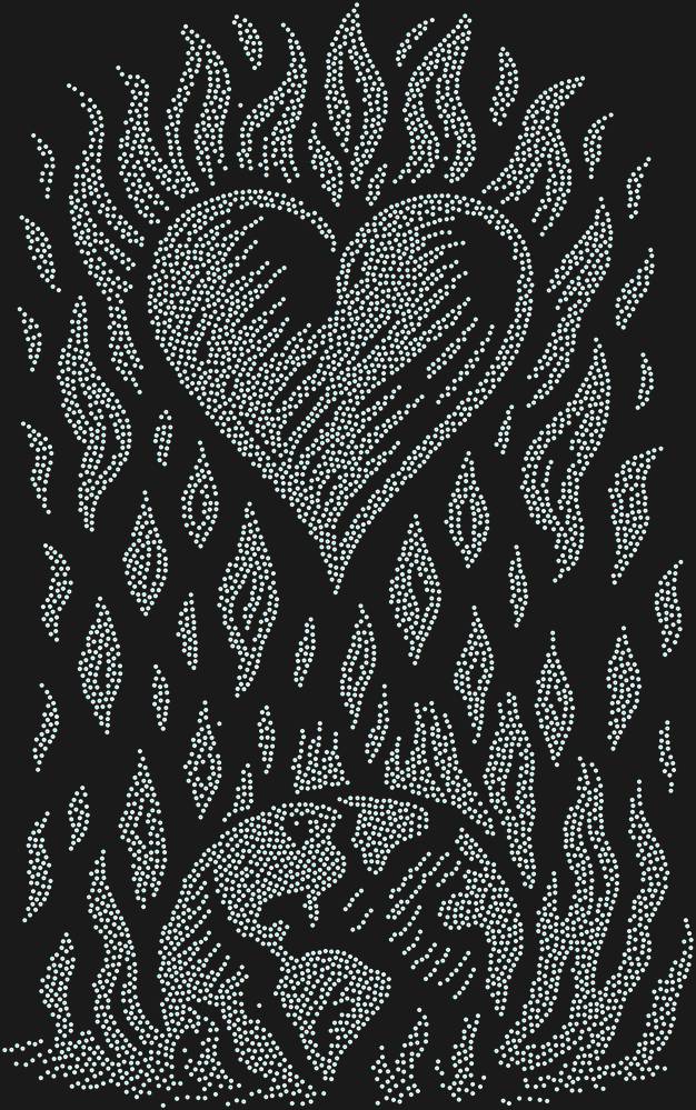 Трафарет Heart — RHT_HEARTFIRE1_SS3_CRYSTAL_AB_DMC