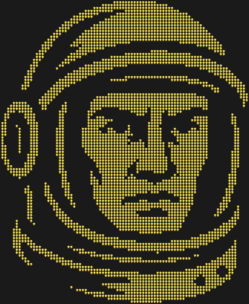 Трафарет Astronaut — RHT_COSMONAUT1_SS10_GOLD