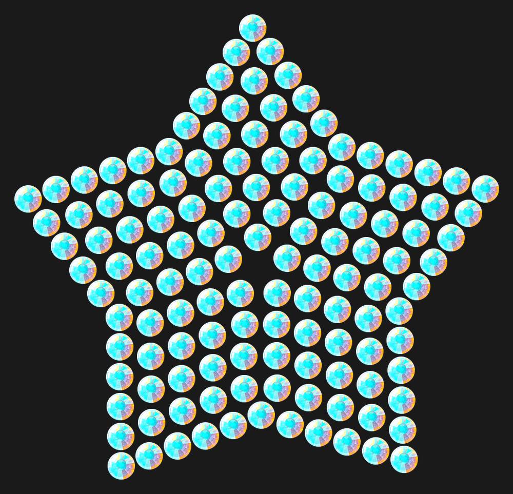 Трафарет Compact star — RHT_STAR2_SS20_CRYSTAL_AB_DMC
