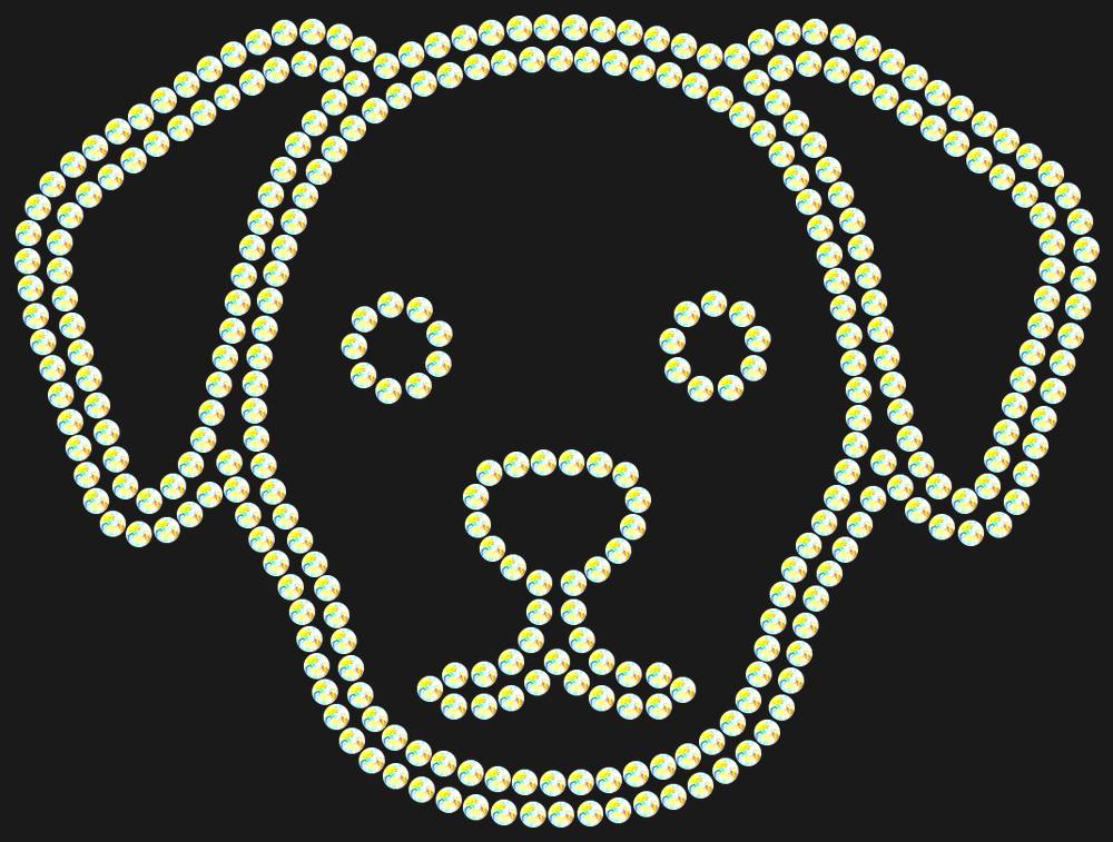Трафарет Dog — RHT_DOG4_SS6_CRYSTAL_AB