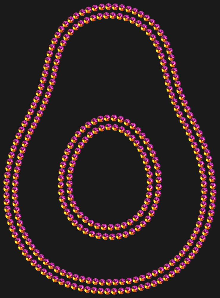 Трафарет Avocado — RHT_AVOCADO1_SS10_RAINBOW