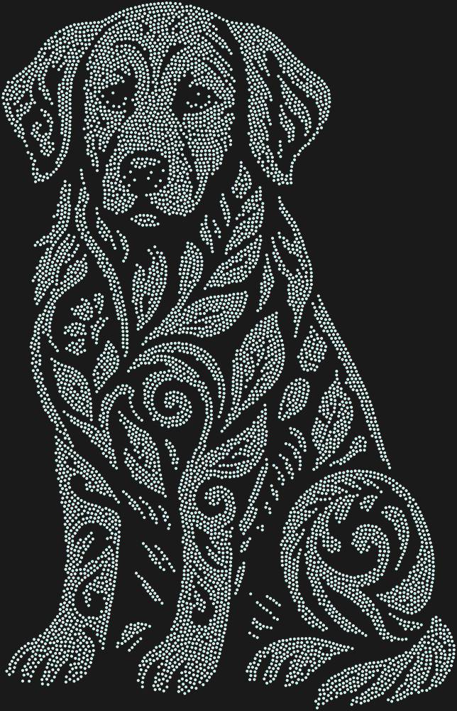 Трафарет Labrador Retriever — RHT_LABRADOR1_SS5_CRYSTAL_AB_DMC