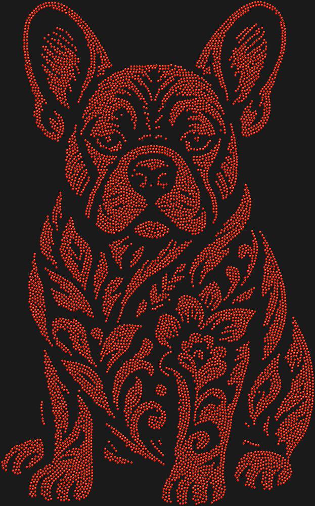 Трафарет French Bulldog — RHT_FRENCHBULLDOG1_SS10_LT_SIAM