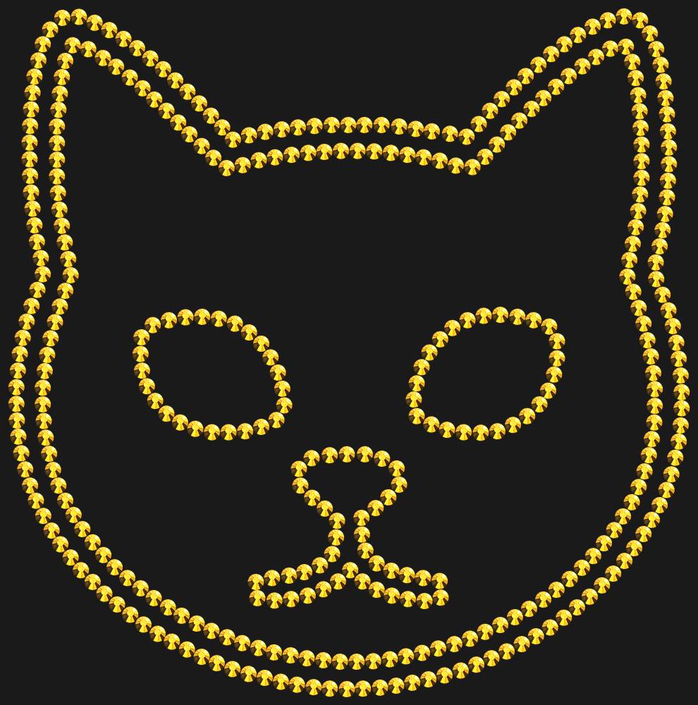 Трафарет Cat — RHT_CAT1_SS10_GOLD